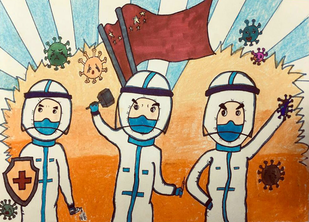 “疫情當(dāng)前，孩子們有‘畫’說”作品展播（三十九）