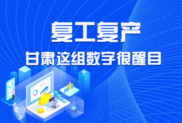 圖解|甘肅復(fù)工復(fù)產(chǎn)有多拼，看看這組數(shù)字就知道了 