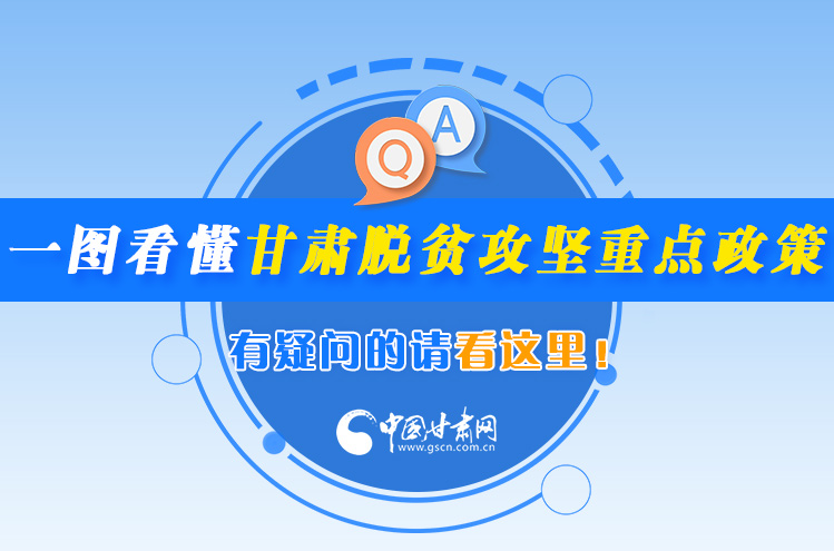 一圖看懂甘肅脫貧攻堅(jiān)重點(diǎn)政策，有疑問的請(qǐng)看這里！