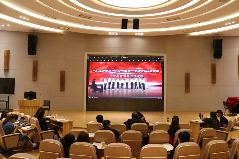 甘肅高校學子“傳唱”紅歌：同慶建黨百年華誕