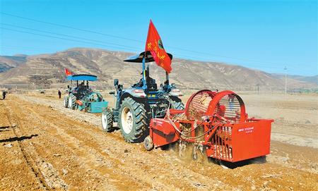 定西市隴西縣17個鄉(xiāng)鎮(zhèn)的農(nóng)機合作社、農(nóng)機手參加了農(nóng)機技能比賽和培訓(xùn)