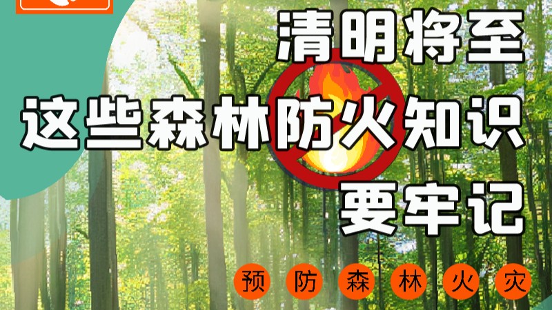 【甘快看】圖解|緊繃“安全弦”！清明，這些森林防火知識(shí)要牢記
